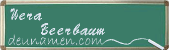 Wera Beerbaum Visitenkarte